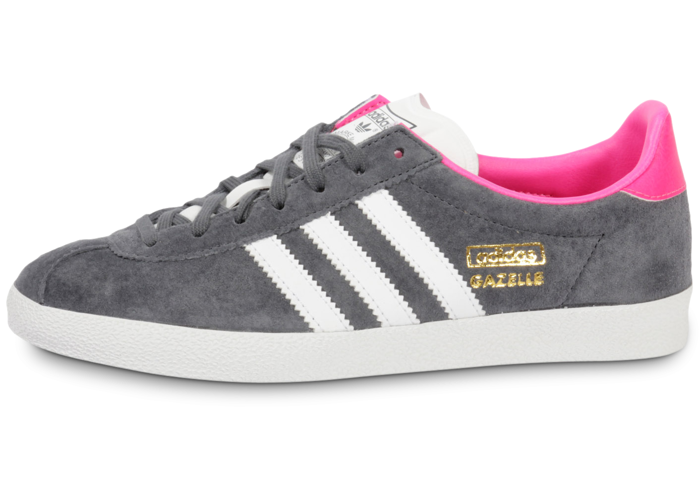 adidas gazelle femme gris et rose